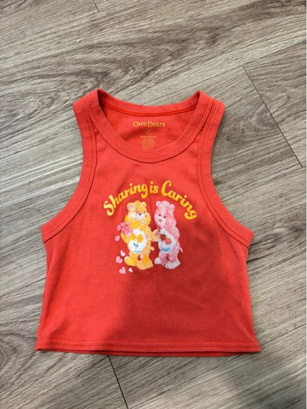 care bears mini crop top